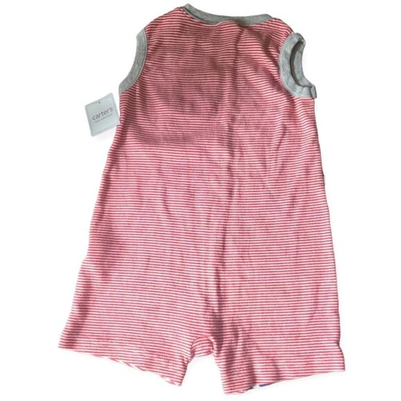 NWT Carter's Baby 4th Of July Cotton Romper - Picture 6 of 6
